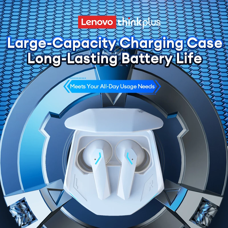 S1f1cc0ff20394b63bca90770f23fe557H.webp Original Lenovo GM2 Pro TWS Bluetooth 5.3 Earphones Dual Modes Music Game Earbuds HD Calls With Built-in 2 Mics Sport Headphones - Image 1
