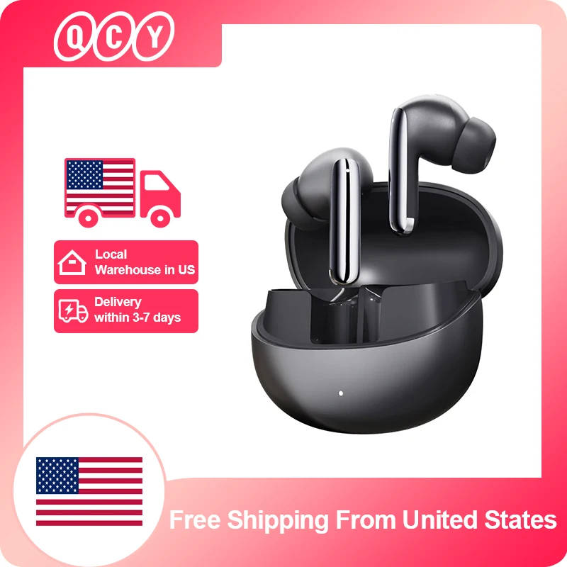 S66b9dd4413ca4ae0922eb6c056a3d446h.webp QCY MeloBuds Pro ANC Bluetooth 5.3 Earphones Wireless 46dB Hybrid ANC Hi-Res LDAC Earbuds 6 Mic Headphones 34H in-Ear Detection - Image 1